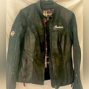 Indian Motorcycles Black Leather Jacket